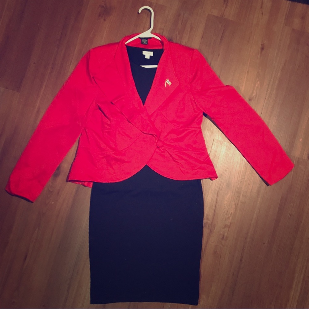 Red blazer